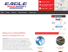 Tablet Screenshot of eagleshippingcenter.com